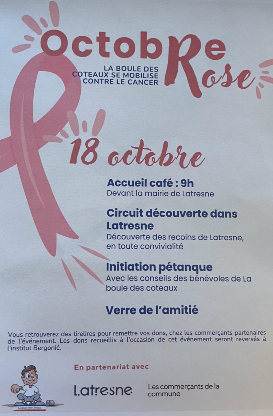 Octobre rose Latresne